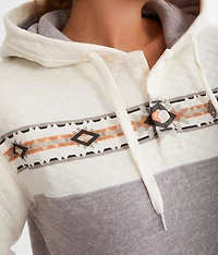 Jimmy Quilted Henley Hoodie