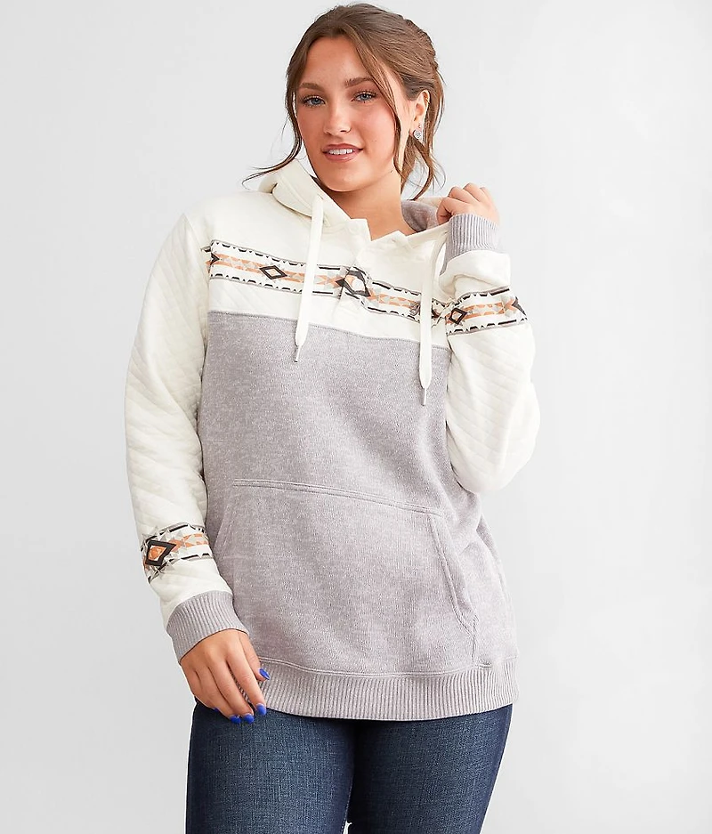 Jimmy Quilted Henley Hoodie