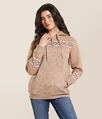 Jimmy Hooded Henley Sweatshirt