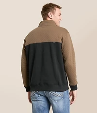 Stevie Quilted Quarter Snap Pullover