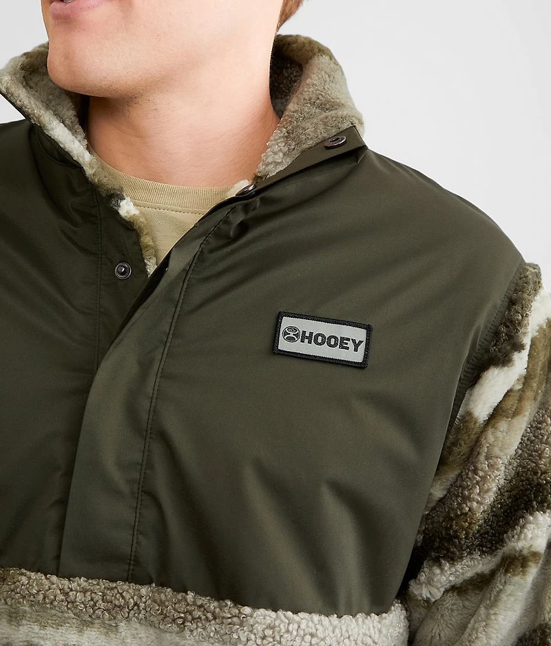 Sherpa Fleece Quarter Snap Pullover