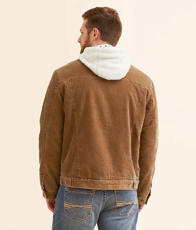Hooded Corduroy Jacket