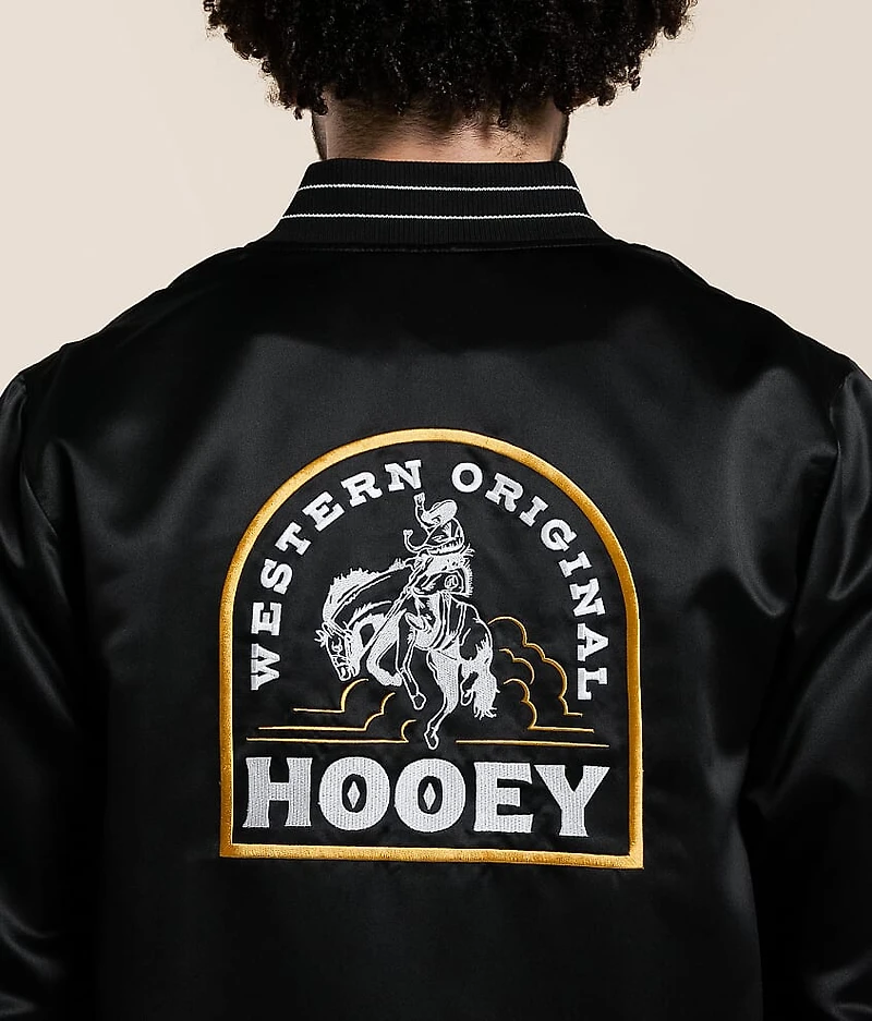 Big Sky Satin Bomber Jacket