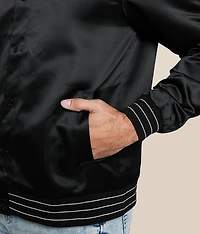 Big Sky Satin Bomber Jacket