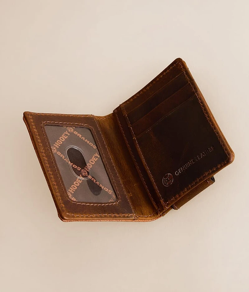 Gambler Leather Money Clip Wallet