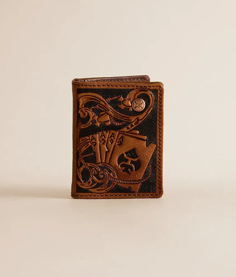 Gambler Leather Money Clip Wallet