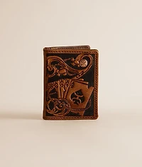 Gambler Leather Money Clip Wallet