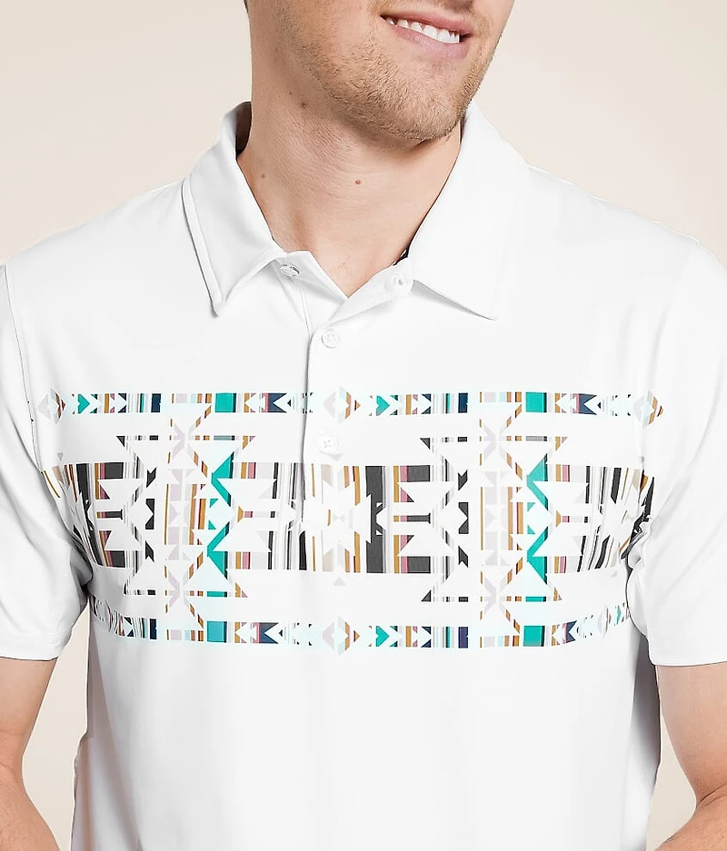 The Weekender Deboss Performance Polo