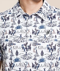 The Weekender Cowboy Golf Performance Polo