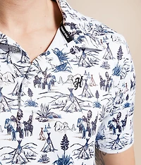 The Weekender Cowboy Golf Performance Polo
