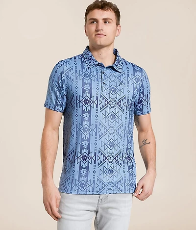 The Weekender Cowboy Golf Performance Polo