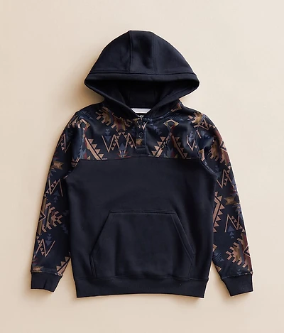 Boys - Jimmy Hooded Henley Sweatshirt