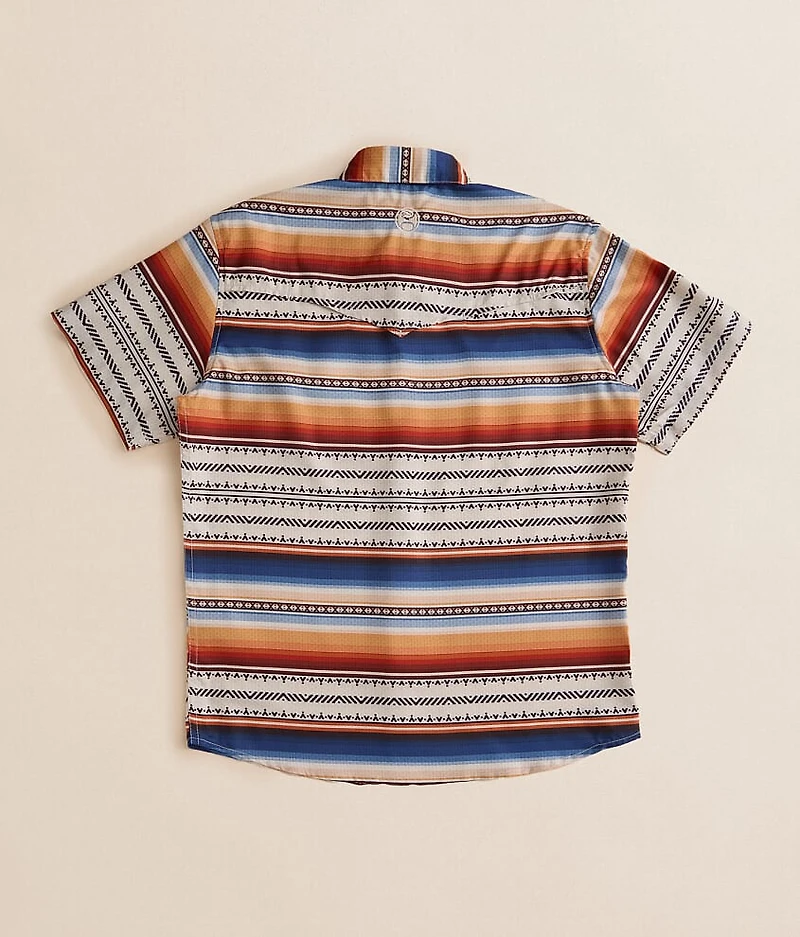 Boys - Striped Serape Performance Shirt
