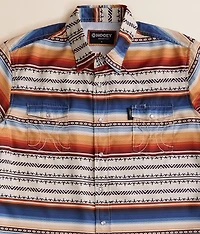 Boys - Striped Serape Performance Shirt