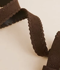 Basic Whipstitch Leather Belt