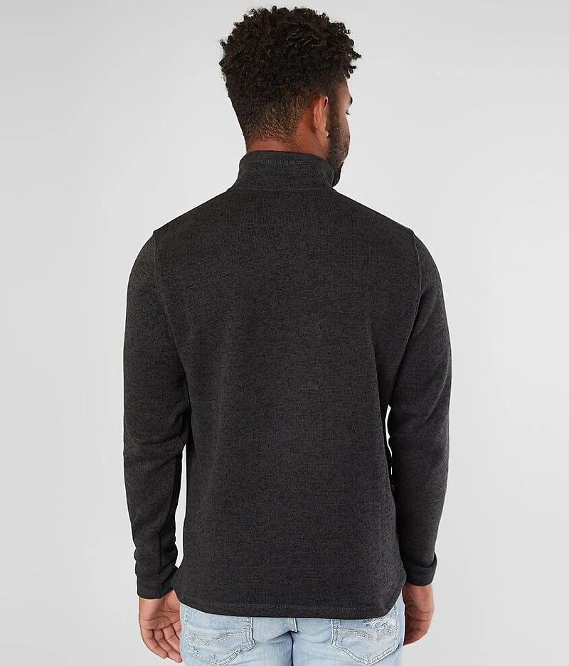 Quest Mock Neck Henley Pullover