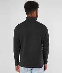 Quest Mock Neck Henley Pullover