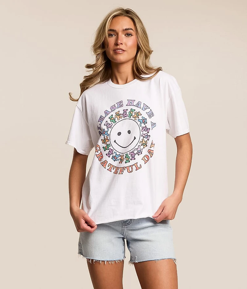 Smiley Grateful Dead Band T-Shirt