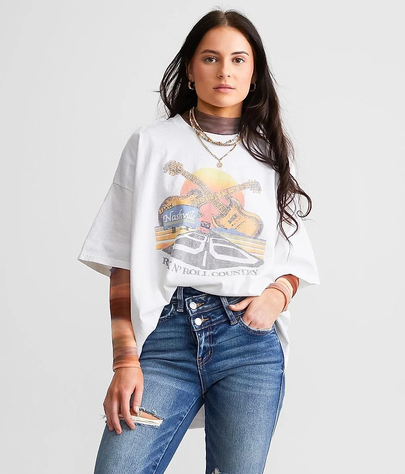 Nashville Oversized T-Shirt Dress