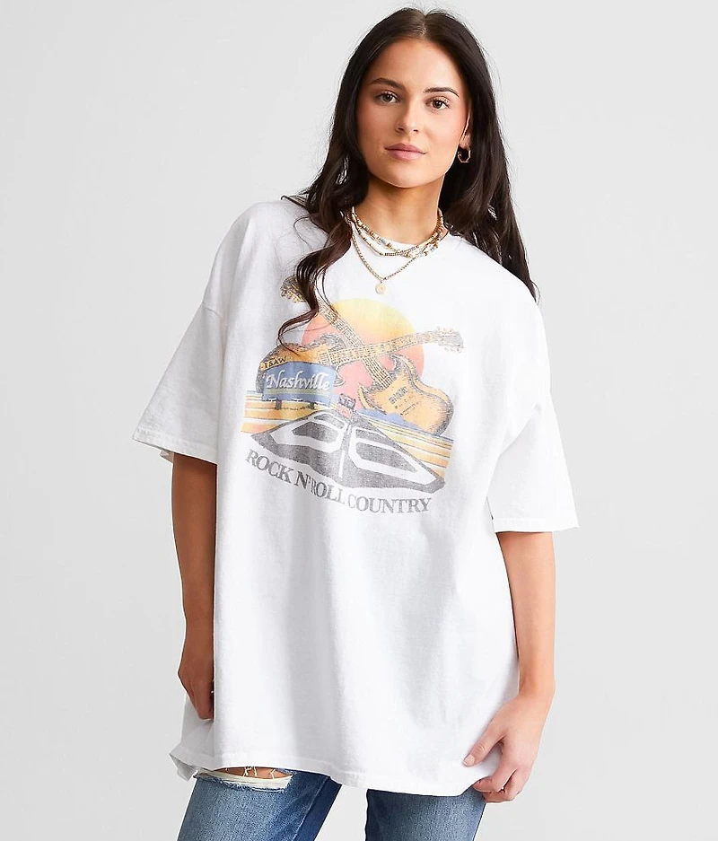Nashville Oversized T-Shirt Dress