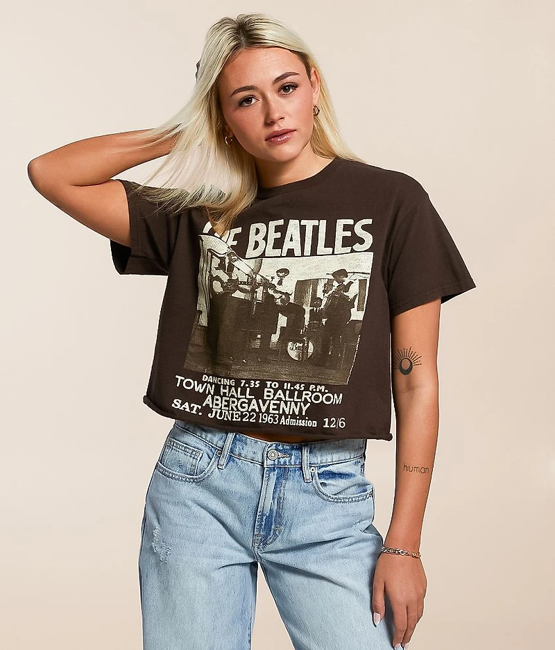 The Beatles Cropped Band T-Shirt