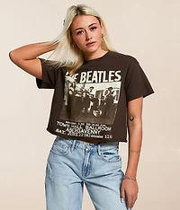 The Beatles Cropped Band T-Shirt