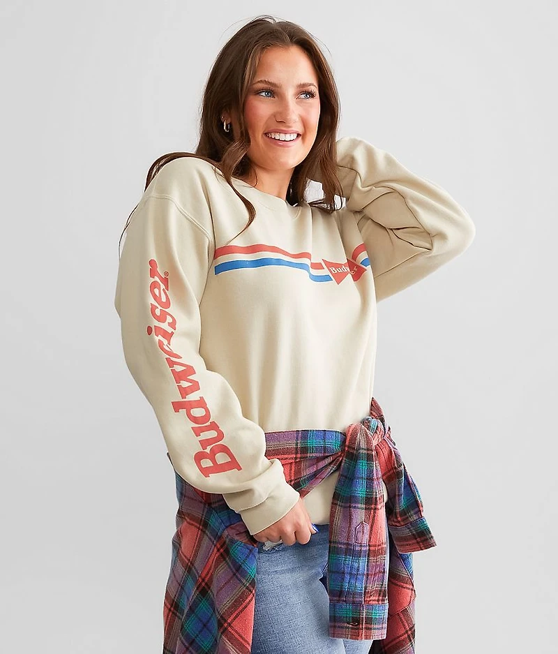 Budweiser Striped Pullover