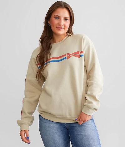 Budweiser Striped Pullover