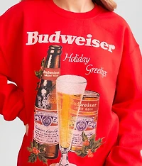 Budweiser Holiday Oversized Pullover
