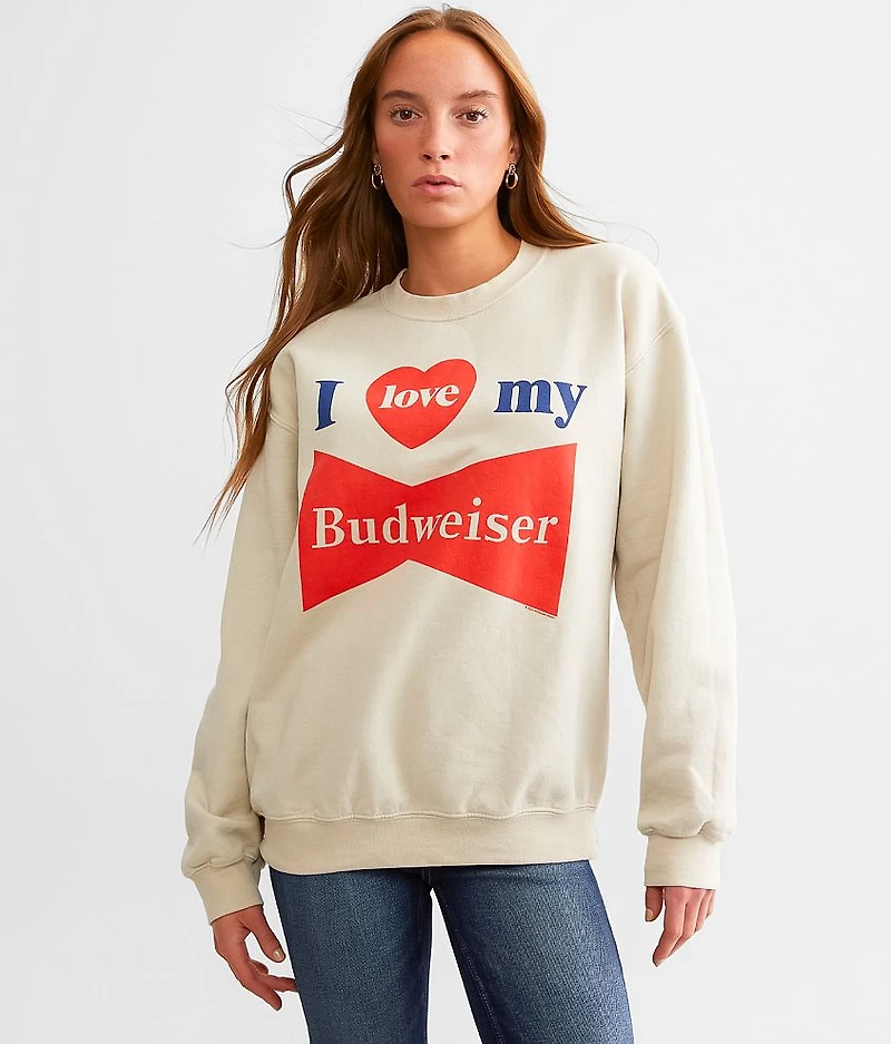 I Love My Budweiser Pullover