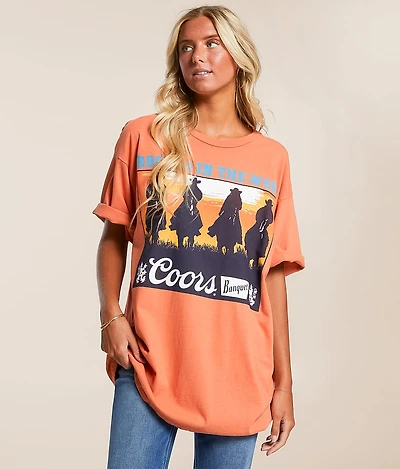 Junkfood Coors Banquet Rooted The West T-Shirt