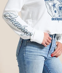 Dallas Cowboys Helmet Cropped Pullover