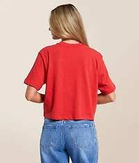 Kansas City Chiefs Thrill Cropped T-Shirt