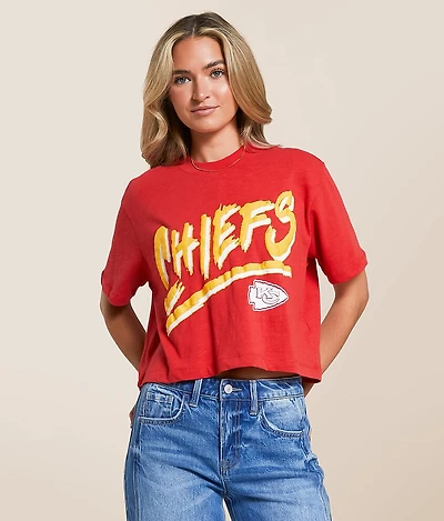 Junkfood Kansas City Chiefs Thrill Cropped T-Shirt