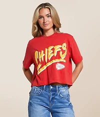 Junkfood Kansas City Chiefs Thrill Cropped T-Shirt