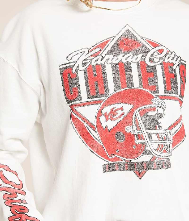 Kansas City Chiefs Helmet Cropped Pullover