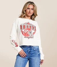 Junkfood Kansas City Chiefs Helmet Cropped Pullover