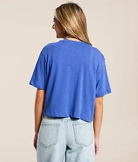 Denver Broncos Thrill Cropped T-Shirt