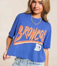 Denver Broncos Thrill Cropped T-Shirt