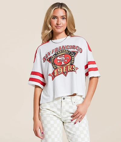Junkfood San Francisco 49ers Cropped T-Shirt