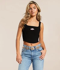 HYPE AND VICE Arkansas Razorbacks Tank Top