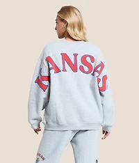 Kansas Jayhawks Oversized Pullover