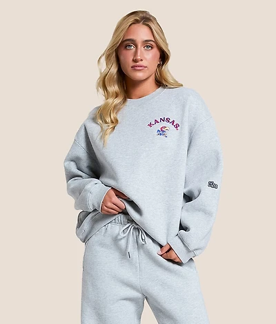 Kansas Jayhawks Oversized Pullover