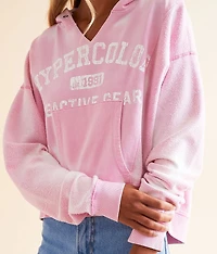 Cropped Reverse Fleece Hooded Sweatshirt