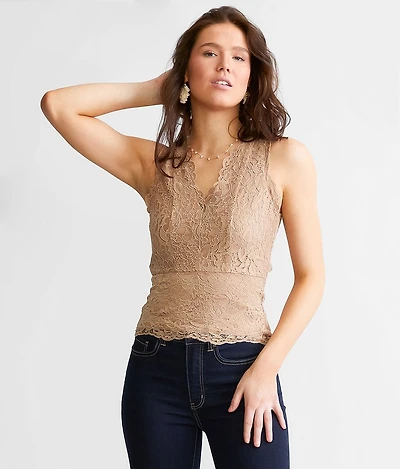 Lace Layering Tank Top