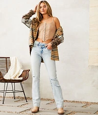 Textured Corset Tank Top