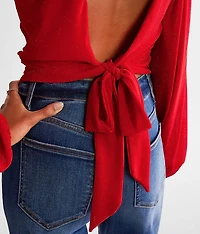 Metallic Cropped Top