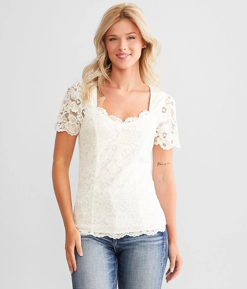Floral Lace Top