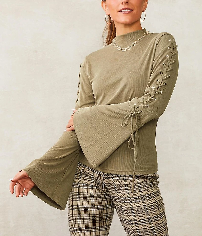 Mock Neck Top