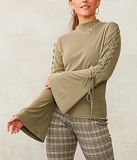 Mock Neck Top